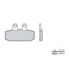 Plaquettes de frein BREMBO 07006XS métal fritté Aprilia