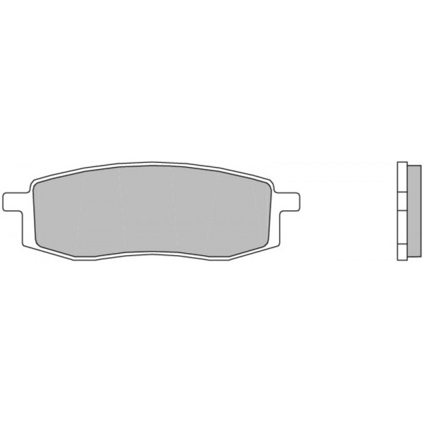 Plaquettes de frein BREMBO 07YA13SD métal fritté Yamaha