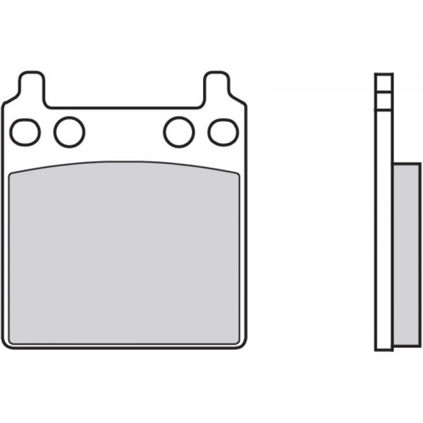Plaquettes de frein BREMBO 07HO0411 composé origine