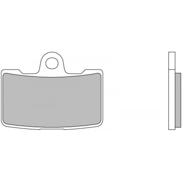 Plaquettes de frein BREMBO 07HD19SA métal fritté