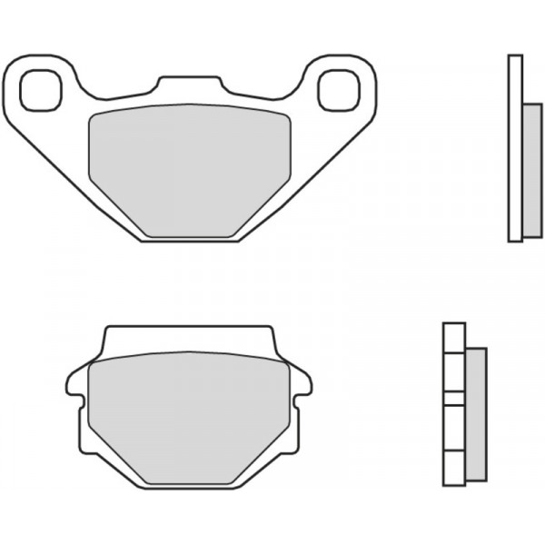 Plaquettes de frein BREMBO 07YA54CC carbone céramique