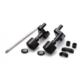 Tampons de protection R&G RACING Aero noir Ducati