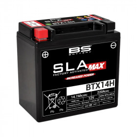 Batterie BS BTX14H Max sans entretien activée usine
