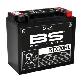 Batterie BS BTX20HL sans entretien activée usine