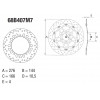 Disque de frein avant Brembo Serie Oro rond fixe type 68B407M7