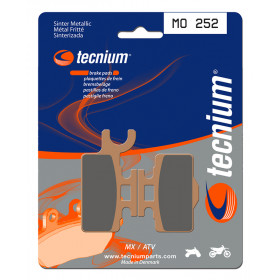 Plaquettes de frein TECNIUM MO252 métal fritté