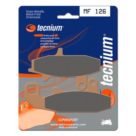 Plaquettes de frein TECNIUM MF126 métal fritté