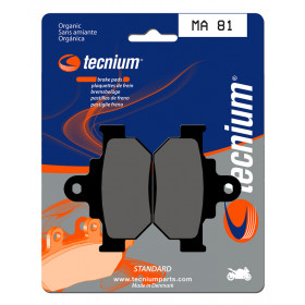 Plaquettes de frein TECNIUM MA81 organique