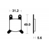 Plaquettes de frein TECNIUM MA32 organique