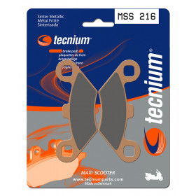 Plaquettes de frein TECNIUM MSS216 metal fritté