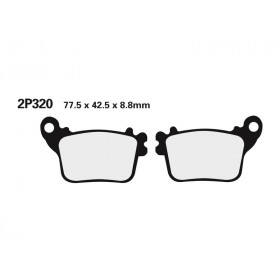 Plaquette de frein Nissin 2P320ST sinter