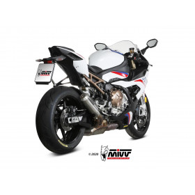Silencieux MIVV MK3 inox/casquette inox BMW S1000RR