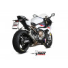 Silencieux MIVV MK3 inox/casquette inox BMW S1000RR