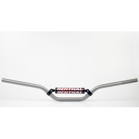 Guidon Ø22,2mm avec barre RENTHAL Classic Trial 5.0 titane/mousse noire