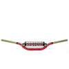 Guidon Ø28,6mm avec barre RENTHAL Twinwall replica Ricky Carmichael rouge/mousse noire
