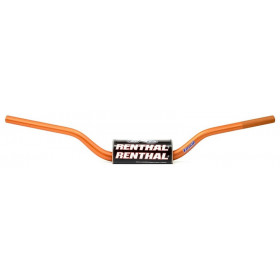 Guidon Ø28,6mm sans barre RENTHAL Fatbar® McGrath short KTM orange / mousse noire