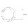 Douille à créneaux MOTION PRO Ø44mm 3/8"