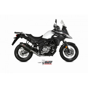 Silencieux MIVV Oval carbone/casquette carbone Suzuki DL650 V-Strom