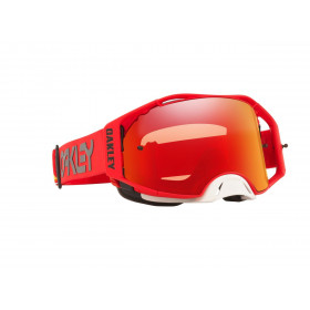 Masque OAKLEY Airbrake MX Heritage Stripe Red écran Prizm MX Torch Iridium