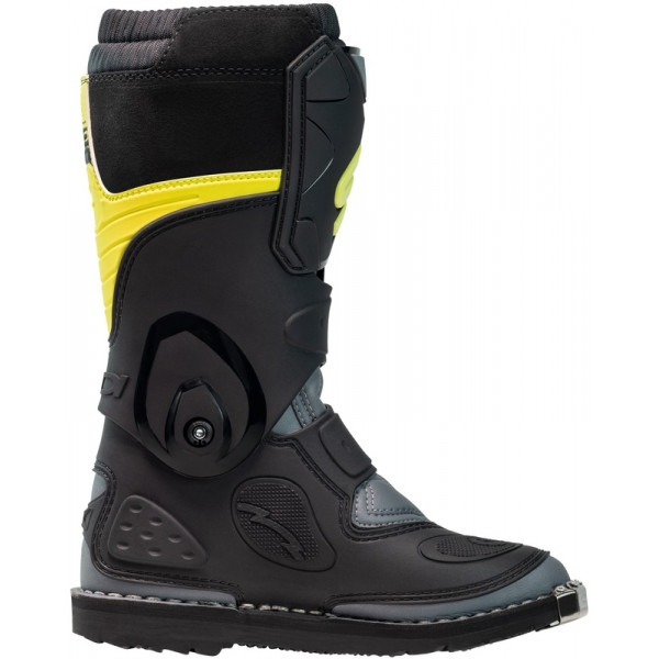 Bottes enfants SIDI Flame - noir / Citron / gris