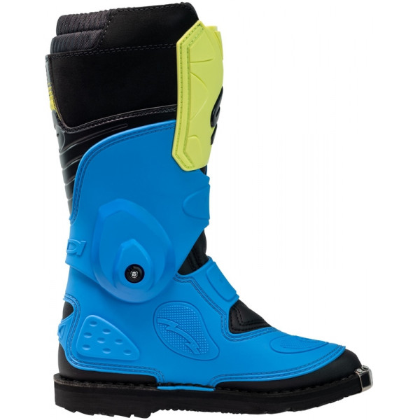 Bottes enfants SIDI Flame - bleu clair / Citron / noir