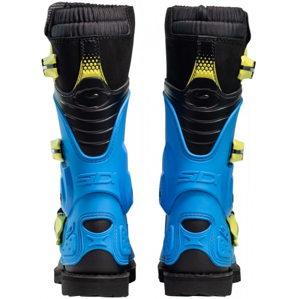 Bottes enfants SIDI Flame - bleu clair / Citron / noir