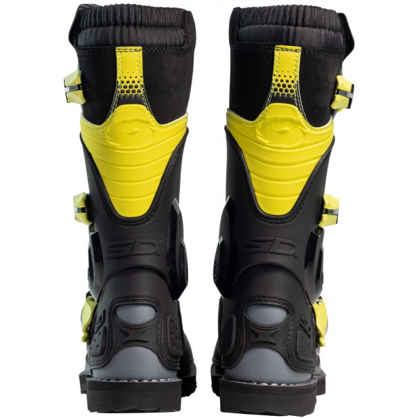 Bottes enfants SIDI Flame - noir / Citron / gris