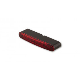 Feu arrière LED HIGHSIDER pro - Stripe - noir/rouge - 1 pièce