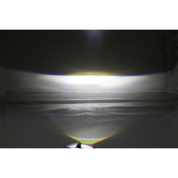 Feu avant LED HIGHSIDER pro Dual-Stream - 45 mm - homologué E - noir - à l'unité