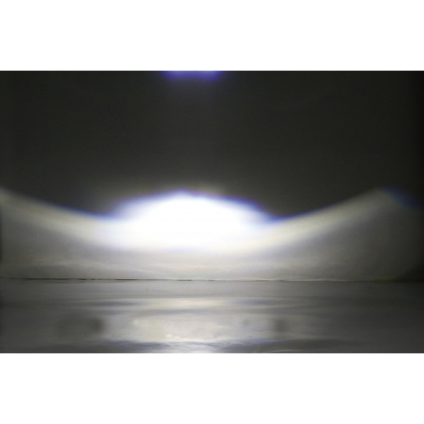 Feu avant LED HIGHSIDER pro Dual-Stream - 45 mm - homologué E - noir - à l'unité