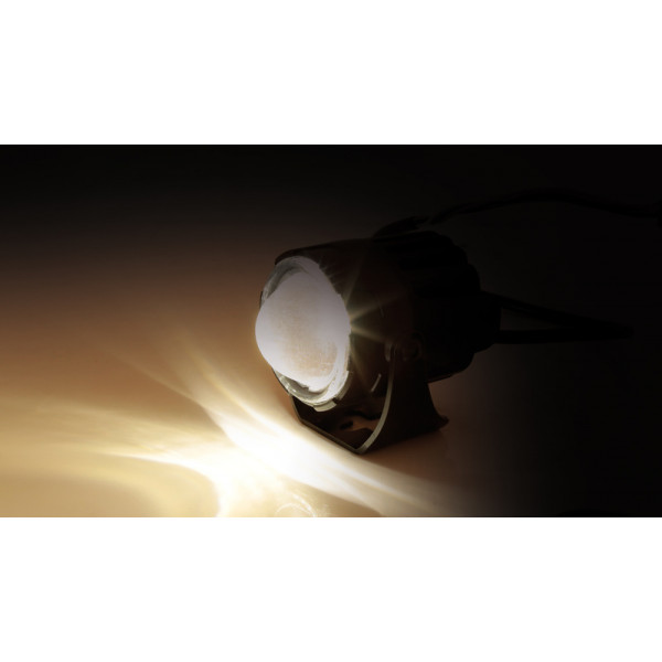 Feu avant LED HIGHSIDER pro FT13-High - homologué E - noir - à l'unité