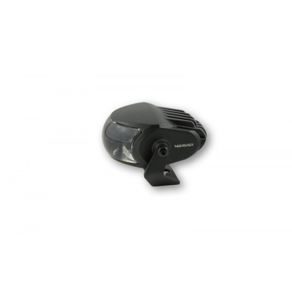 Feu avant LED HIGHSIDER pro Comet-High - homologué E - noir - à l'unité