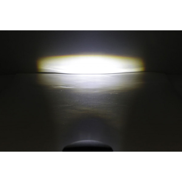 Feu avant LED HIGHSIDER pro Comet-High - homologué E - noir - à l'unité