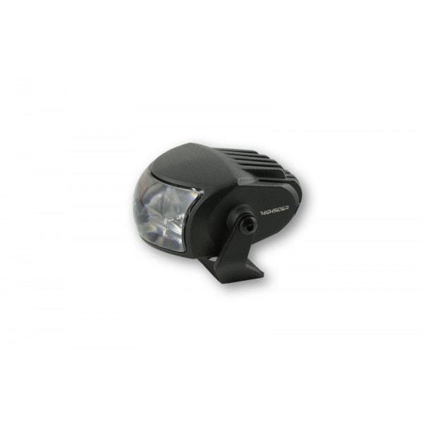 Feu avant LED HIGHSIDER pro Comet-Low - homologué E - noir - à l'unité