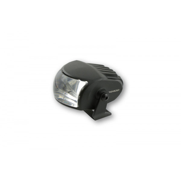 Feu avant LED HIGHSIDER pro Comet-Low - homologué E - noir - à l'unité
