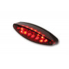 Feu arrière LED HIGHSIDER pro - Little Number1 - noir/rouge - avec éclairage de plaque - 1 pièce