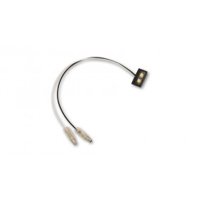 Éclairage de plaque LED HIGHSIDER pro SMD - autocollant - noir/translucide - à l'unité