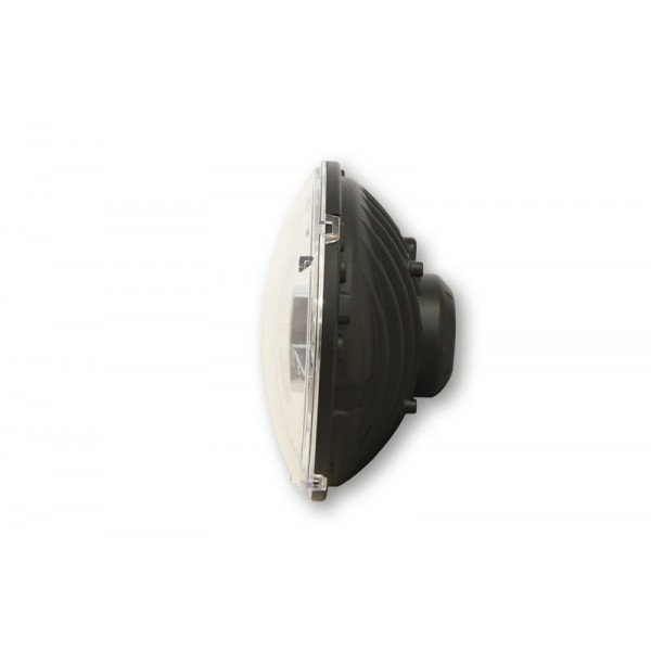 Insert de phare LED HIGHSIDER pro Type 3 - 7 pouces - homologué E - noir