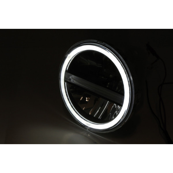 Insert de phare LED HIGHSIDER pro Type 6 - 5 3/4 pouces - homologué E - - à l'unité