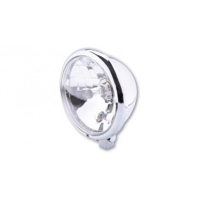 Feu avant HIGHSIDER smart Bates Style - 5 3/4 pouces - homologué E - chromé - à l'unité