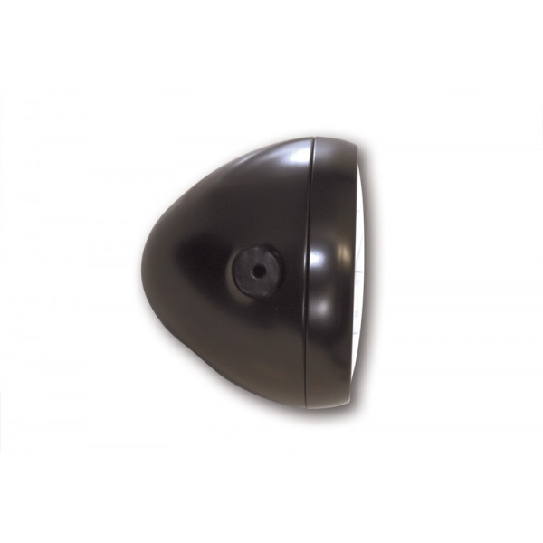 Feu avant HIGHSIDER smart - 6 1/2 pouces - boîtier métallique - avec feux de position - homologué E - noir - à l'unité