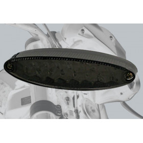 Feu arrière LED HIGHSIDER smart Number1 avec éclairage de plaque - fumé - à l'unité