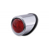 Feu arrière LED HIGHSIDER smart Old School Type 1 homologué - verre rouge - l'unité