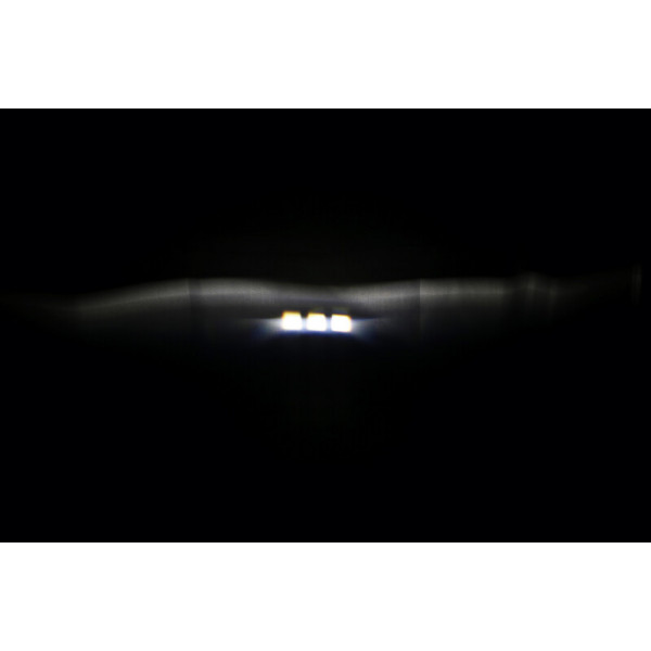 Feu avant LED HIGHSIDER pro Frame-R1 Type 11 - 7 pouces - fixation inférieure - noir