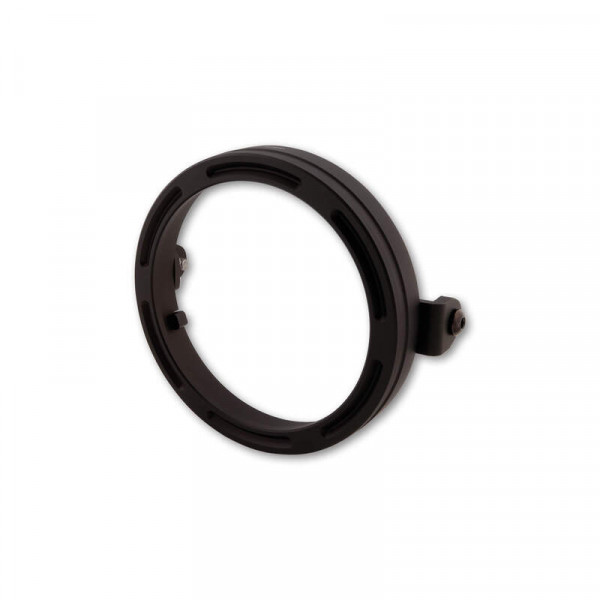 Bague de support de phare HIGHSIDER pro Frame-R1 - 7 pouces - CNC - fixation latérale - noir