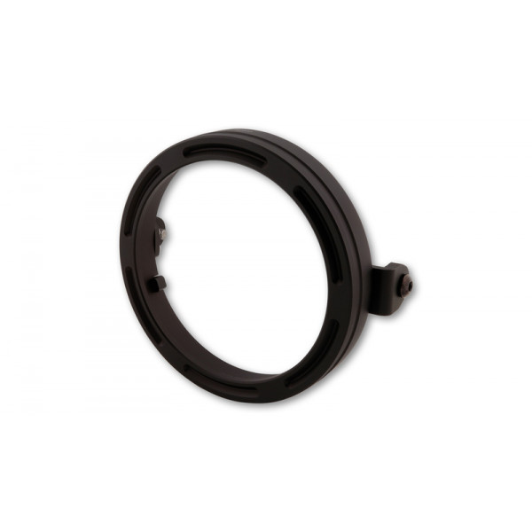 Bague de support de phare HIGHSIDER pro Frame-R2 - 5 3/4 pouces - CNC - fixation latérale - noir