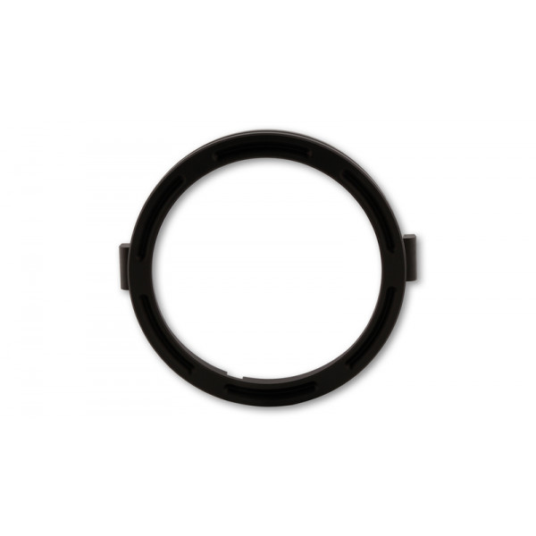 Bague de support de phare HIGHSIDER pro Frame-R2 - 5 3/4 pouces - CNC - fixation latérale - noir