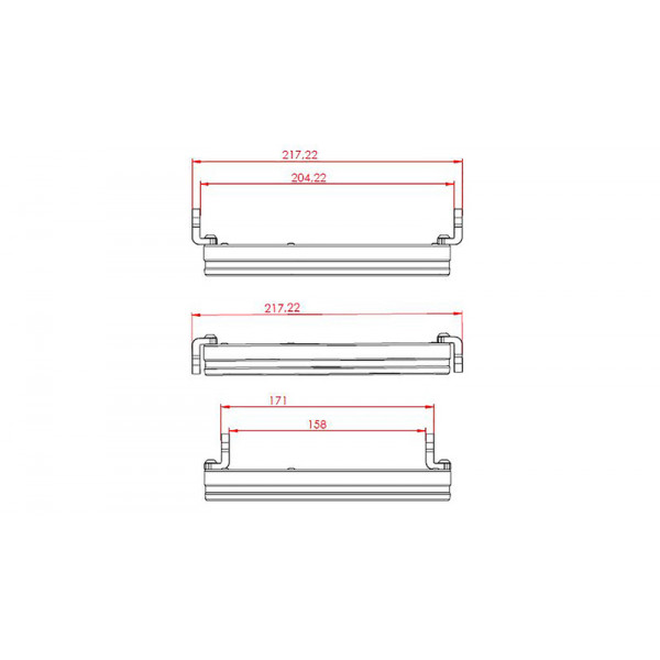 Feu avant LED HIGHSIDER pro Frame-R1 Type 4 - 7 pouces - fixation latérale - noir
