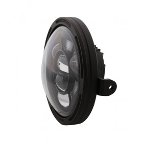 Feu avant LED HIGHSIDER pro Frame-R1 Type 11 - 7 pouces - fixation latérale - noir