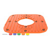 Caoutchouc de remplacement trepied POLISPORT orange